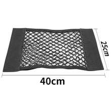 Load image into Gallery viewer, Car Back Rear Mesh Trunk Seat Elastic String Net Magic Sticker Universal Storage Bag Pocket Cage Auto Organizer Seat Back Bag