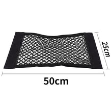Load image into Gallery viewer, Car Back Rear Mesh Trunk Seat Elastic String Net Magic Sticker Universal Storage Bag Pocket Cage Auto Organizer Seat Back Bag