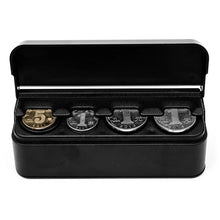 Load image into Gallery viewer, Automatic Car Interior Euro Organizer Storage Contains Coins Purse Wallet Holder Auto Coin Box Capsules Change Money Storage