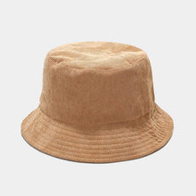 Load image into Gallery viewer, Autumn Winter Bucket Hat Solid Fisherman Hat Corduroy Sun Hat Reversible Hip-Hip Cap Foldable Cheapu Hunting Hat Fishing Cap