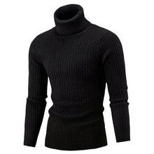 Load image into Gallery viewer, Autumn Winter Men's Turtleneck Sweater Men's Knitting Pullovers Rollneck Knitted Sweater Warm Men Jumper Slim Fit Casual Sweater