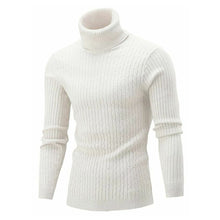 Load image into Gallery viewer, Autumn Winter Men's Turtleneck Sweater Men's Knitting Pullovers Rollneck Knitted Sweater Warm Men Jumper Slim Fit Casual Sweater