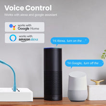 Load image into Gallery viewer, WiFi Smart Power Strip with 4 Outlets 4USB Ports 1.4m Extension Cord Voice works with Google Home Alexa