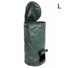 Load image into Gallery viewer, Collapsible Garden Yard Compost Bag with Lid Environmental Organic Ferment Waste Collector Refuse Sacks Composter