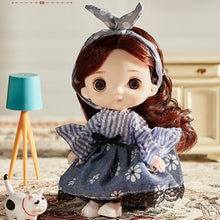 Load image into Gallery viewer, BJD Mini 16cm Doll 13 Movable Joints 1/8 Multi-color Eyeball Doll and Clothes Can Dress Up Girls DIY Toys Birthday Gifts