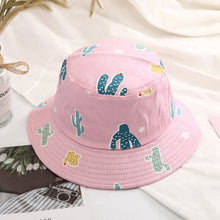 Load image into Gallery viewer, Baby Bucket Hat Children's Summer Caps for Boys Dinosaur Print Panama Hat Children Fisherman Caps Girls Beach Cap Casquette