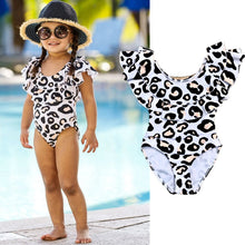 Load image into Gallery viewer, Swimwear Baby Girls Toddler Kids Swimsuit One Piece Flower Girls Holiday Beachwear Children Printing Bathing Suit