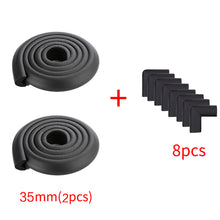 Load image into Gallery viewer, Baby Safety Proofing 4M+8pcs Edge Corner Guards Desk Table Corner Protector Children Protection Furniture Bumper Corner Cushion