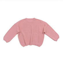 Load image into Gallery viewer, Baby Solid Casual Basic Crewneck Thick Kids Slouchy Soft Wool Clothing for Boys Girls Autumn Winter Sweaters Hooded Top