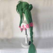 Load image into Gallery viewer, Baizhu Wig Genshin Impact Cosplay Costume Green High Temperature Resistant Long Wigs Character Accessories