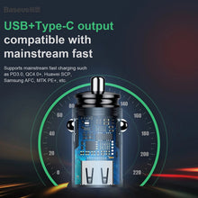 Load image into Gallery viewer, 30W USB Car Charger Quick Charge 4.0 3.0 FCP SCP AFC USB PD Fast Charging Car Phone Charger For Huawei Xiaomi iPhone 12