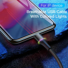 Load image into Gallery viewer, USB Cable For iPhone 12 11 Pro XS Max Xr X 8 7 6 LED Lighting Fast Charging Charger Date Phone Cable For iPad Wire Cord