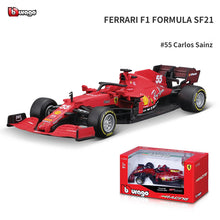 Load image into Gallery viewer, 1:43 2020 F1 SF1000 Ferrari #5 #16 Formula One Ferrari Ferrari Team Alloy car model die casting model simulation