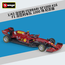 Load image into Gallery viewer, 1:43 2020 F1 SF1000 Ferrari #5 #16 Formula One Ferrari Ferrari Team Alloy car model die casting model simulation