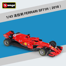 Load image into Gallery viewer, 1:43 2020 F1 SF1000 Ferrari #5 #16 Formula One Ferrari Ferrari Team Alloy car model die casting model simulation