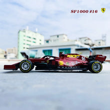 Load image into Gallery viewer, 1:43 2020 F1 SF1000 Ferrari #5 #16 Formula One Ferrari Ferrari Team Alloy car model die casting model simulation