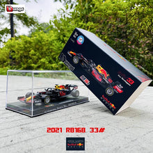 Load image into Gallery viewer, 1:43 2021 F1 Red Bull Racing RB16B 33# Max Verstappen racing model simulation car model alloy car toy collection gift