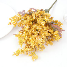 Load image into Gallery viewer, Beautiful Foam Artificial Lavender Flowers Cheap Wheat Fake Plants Bouquet Christmas Wedding Home Table Decoration Autumn Crafts