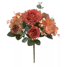 Load image into Gallery viewer, Hydrangea Roses Artificial Flowers for Home Wedding Decorations Bouquet Peony Fake Flower