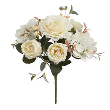Load image into Gallery viewer, Hydrangea Roses Artificial Flowers for Home Wedding Decorations Bouquet Peony Fake Flower