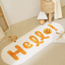 Load image into Gallery viewer, Bedside Long Carpet Cartoon Pattern Letter Cat Non-slip Carpets Living Room Floor Mat Water Absorption Rugs Tapetes De Sala