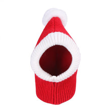 Load image into Gallery viewer, Benepaw Christmas Dog Hat Costume For Large Medium Dog Headwear Warm Winter Comfortable Pet Knitting Hat Pompon Decorations