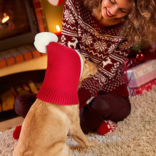 Load image into Gallery viewer, Benepaw Christmas Dog Hat Costume For Large Medium Dog Headwear Warm Winter Comfortable Pet Knitting Hat Pompon Decorations