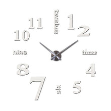 Load image into Gallery viewer, Wall Clock Affordable mirror effect home decoration wall stickers Brief style still life quartz living room Affordable
