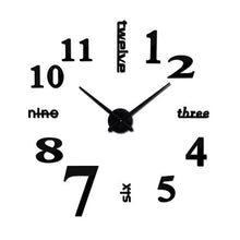 Load image into Gallery viewer, Wall Clock Affordable mirror effect home decoration wall stickers Brief style still life quartz living room Affordable