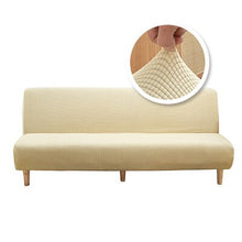 Load image into Gallery viewer, Big Size Sofa Bed Cover Folding Seat Slipcover Stretch Covers Armless Cheap Couch Protector Elastic Cover For Home Hotel Banquet