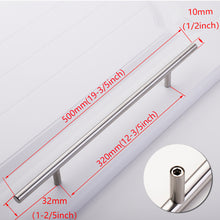Load image into Gallery viewer, Doorknob Black Golden Cupboard Handle Brushed Stainless Steel Kitchen Cabinet Door Knob Furniture Drawer Pull Hardware Pulls Bar Handle