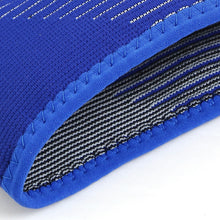 Load image into Gallery viewer, Blue Knitting Leg Warmer Sleeve Sports Compression Lengthen Knee Support Brace Shin Guard for Men and Women