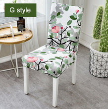Load image into Gallery viewer, Floral Printing Elastic Stretch Chair Cover Home Decor Dining Chair Cover Spandex For Dining Room Kitchen Wedding Banquet Hotel