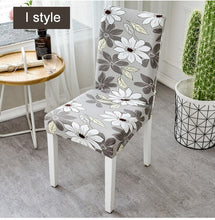 Load image into Gallery viewer, Floral Printing Elastic Stretch Chair Cover Home Decor Dining Chair Cover Spandex For Dining Room Kitchen Wedding Banquet Hotel