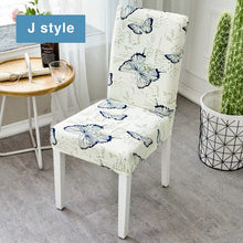 Load image into Gallery viewer, Floral Printing Elastic Stretch Chair Cover Home Decor Dining Chair Cover Spandex For Dining Room Kitchen Wedding Banquet Hotel