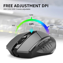 Load image into Gallery viewer, Bluetooth 2.4G USB Wireless Mouse for Computer Laptop PC Silent Rechargeable Charging Home Game Ergonomic Noiseless Mouse