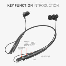 Load image into Gallery viewer, 5.0 Bluetooth Earphone Neckband Wireless Headphones Waterproof Sport Stereo Earbuds Music Gaming Headset With Mic For All Phones