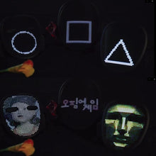Load image into Gallery viewer, Bluetooth RGB Light Up LED Mask Diy Picture Animation Text Halloween Christmas Carnival Costume Party Game Child Masks Deco GIFT