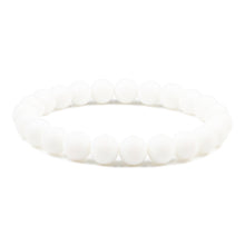 Load image into Gallery viewer, Buddha Black White Natural Stone Rock Lava Beads Strand Bracelet Men Women Rosary Bracelets Meditation Bangles Yoga Jewelry Gift