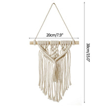 Load image into Gallery viewer, Bohemian Woven Tapestry Cotton Handmade Wall Tapestry Macrame Tapestries Wall Art Wall Decor Nursery Decor Kids Room Decoration