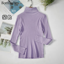 Load image into Gallery viewer, Basic Turtleneck Women Sweaters Autumn Winter Tops Slim Women Pullover Knitted Sweater Jumper Soft Warm Pull