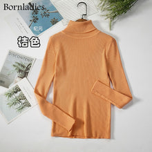 Load image into Gallery viewer, Basic Turtleneck Women Sweaters Autumn Winter Tops Slim Women Pullover Knitted Sweater Jumper Soft Warm Pull