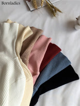 Load image into Gallery viewer, Basic Turtleneck Women Sweaters Autumn Winter Tops Slim Women Pullover Knitted Sweater Jumper Soft Warm Pull