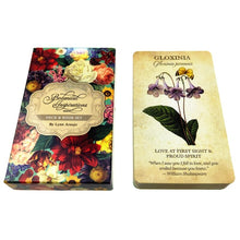 Load image into Gallery viewer, Botanical Inspiration Oracle Cards Full English 45 Cards Deck Tarot Mysterious Divination Family Party Board Game Drop Shipping