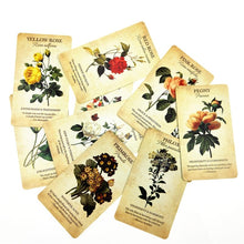 Load image into Gallery viewer, Botanical Inspiration Oracle Cards Full English 45 Cards Deck Tarot Mysterious Divination Family Party Board Game Drop Shipping