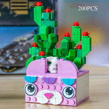 Load image into Gallery viewer, Bouquet DIY Building Blocks Romantic Rose Flower Bonsai Cactus Flower Plant 3D Model Bricks Children's Educational Toy Girl Gift