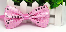 Load image into Gallery viewer, Boy Girl Men Woman Sequin Hat Bow Tie Gloves for Fancy Dress Birthday Party Cap Jazz Hat Dance Show Tie Wedding Props Costume