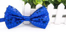 Load image into Gallery viewer, Boy Girl Men Woman Sequin Hat Bow Tie Gloves for Fancy Dress Birthday Party Cap Jazz Hat Dance Show Tie Wedding Props Costume
