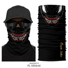 Load image into Gallery viewer, Breathable Mask Bandana Mascarillas Venom Neck Gaiter Cycling Face Mask Hiking Scarves Headband Summer Balaclava Bufanda Hombre