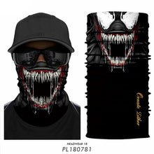 Load image into Gallery viewer, Breathable Mask Bandana Mascarillas Venom Neck Gaiter Cycling Face Mask Hiking Scarves Headband Summer Balaclava Bufanda Hombre